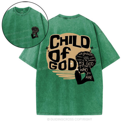Child Of God Christian Washed T-Shirt
