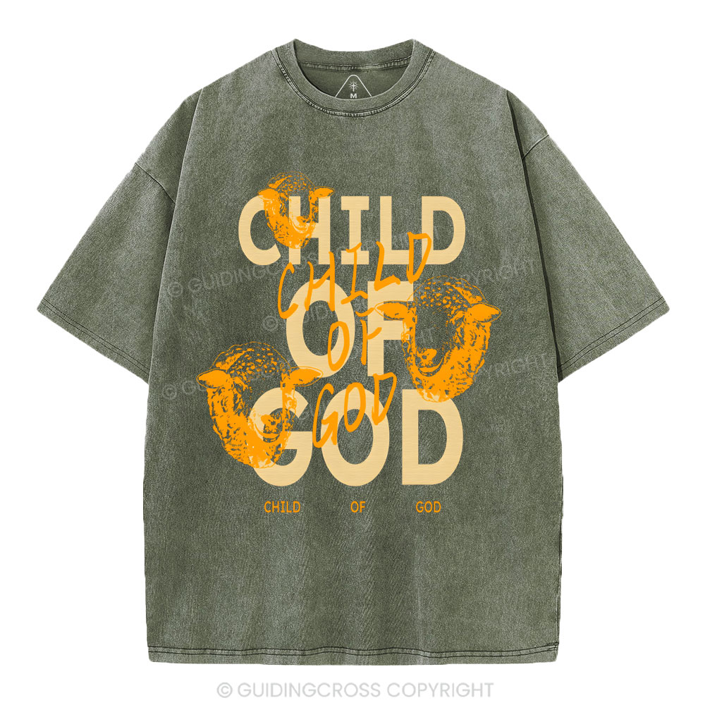 Child Of God Christian Washed T-Shirt