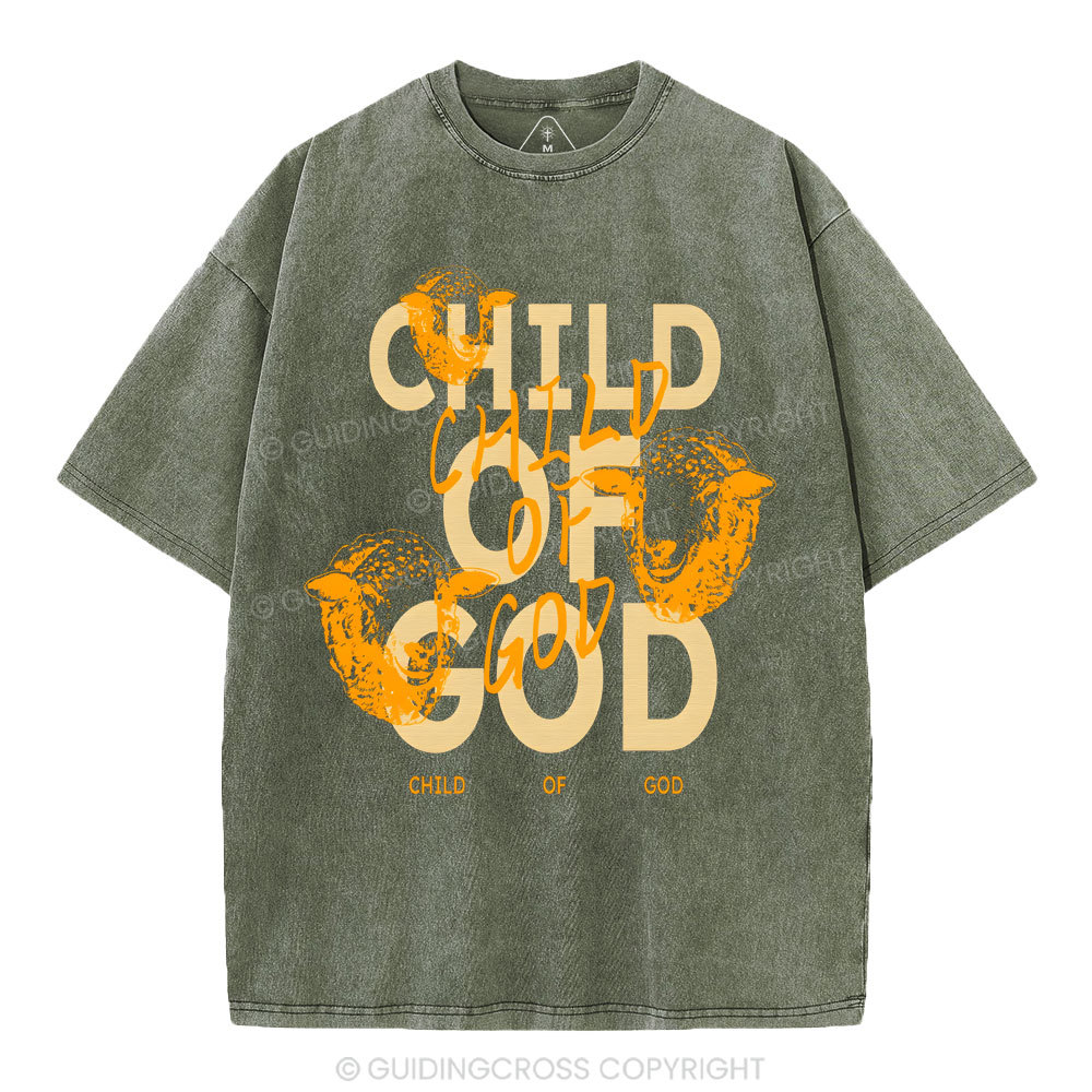 Child Of God Christian Washed T-Shirt