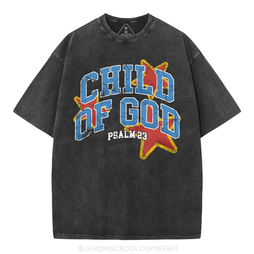Child Of God Christian Washed T-Shirt