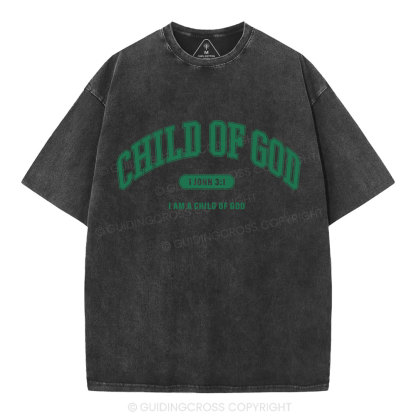 Child Of God Christian Washed T-Shirt