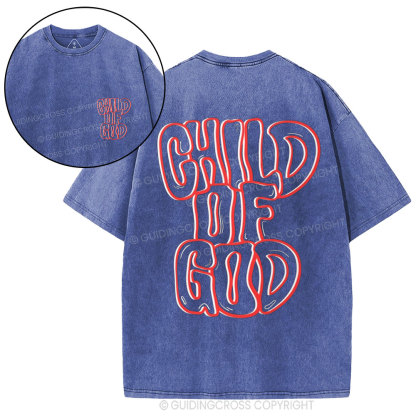 Child Of God Christian Washed T-Shirt