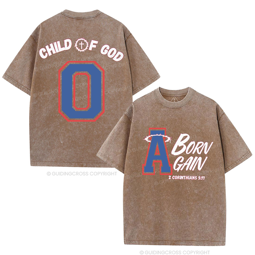 Child Of God Christian Washed T-Shirt