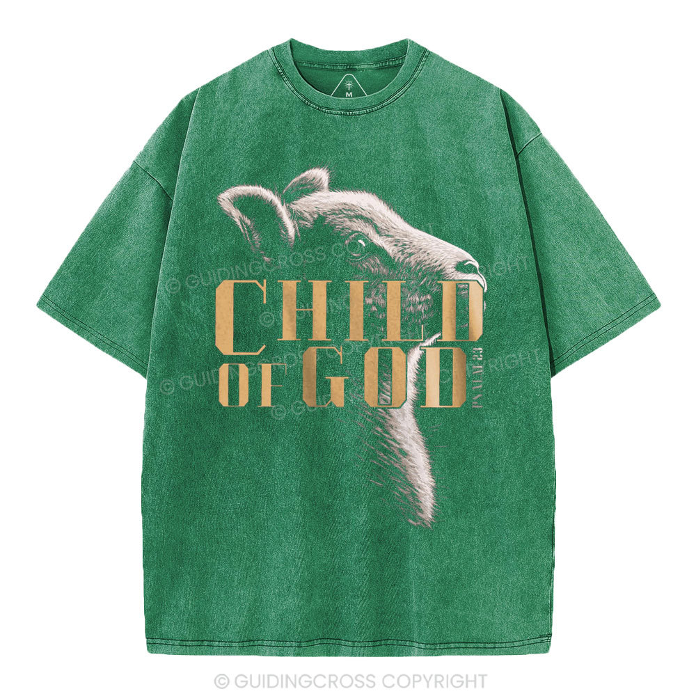 Child Of God Christian Washed T-Shirt