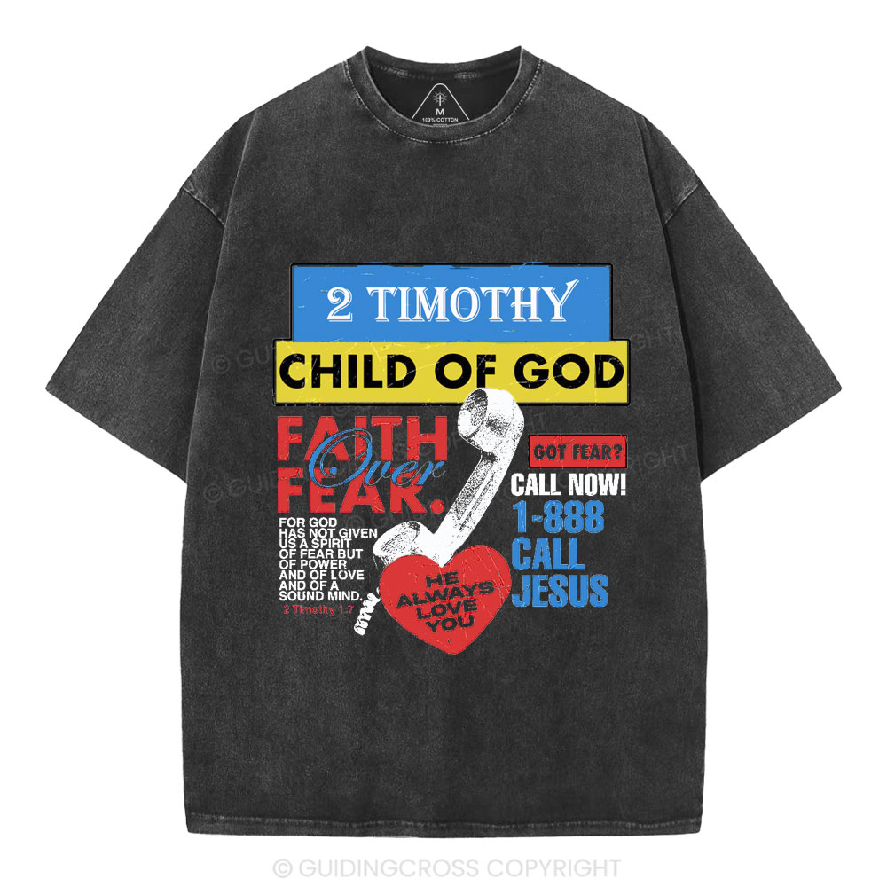 Child Of God Christian Washed T-Shirt
