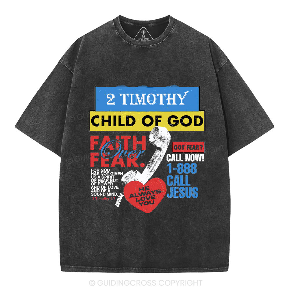 Child Of God Christian Washed T-Shirt