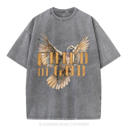 Child Of God Christian Washed T-Shirt