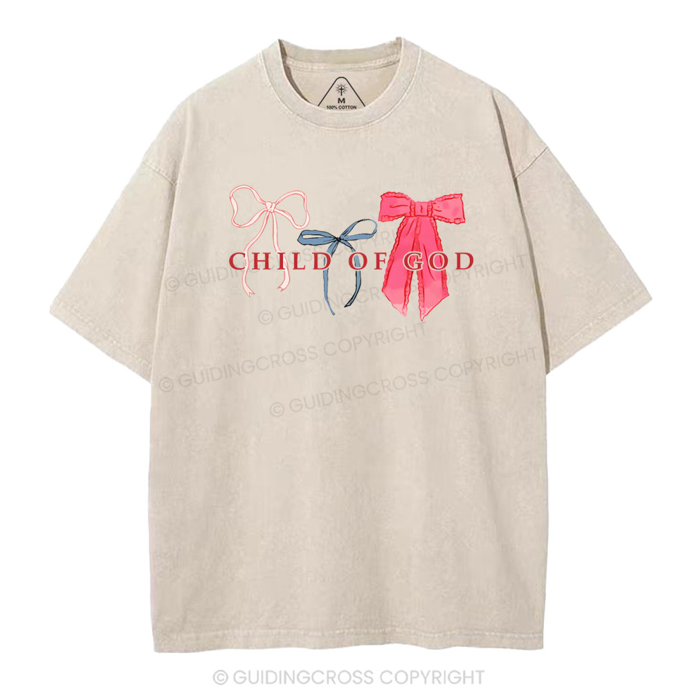 Child Of God Christian Washed T-Shirt