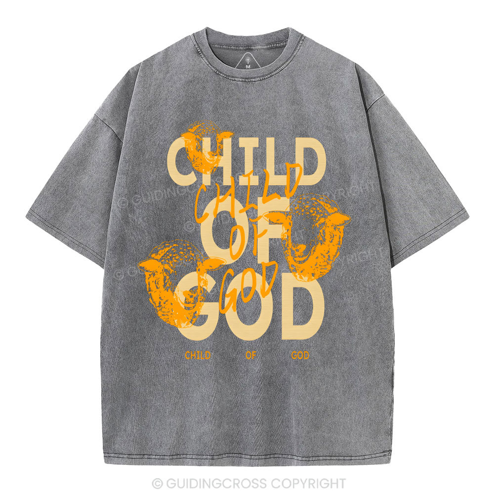 Child Of God Christian Washed T-Shirt