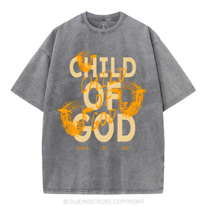Child Of God Christian Washed T-Shirt