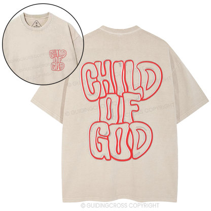 Child Of God Christian Washed T-Shirt