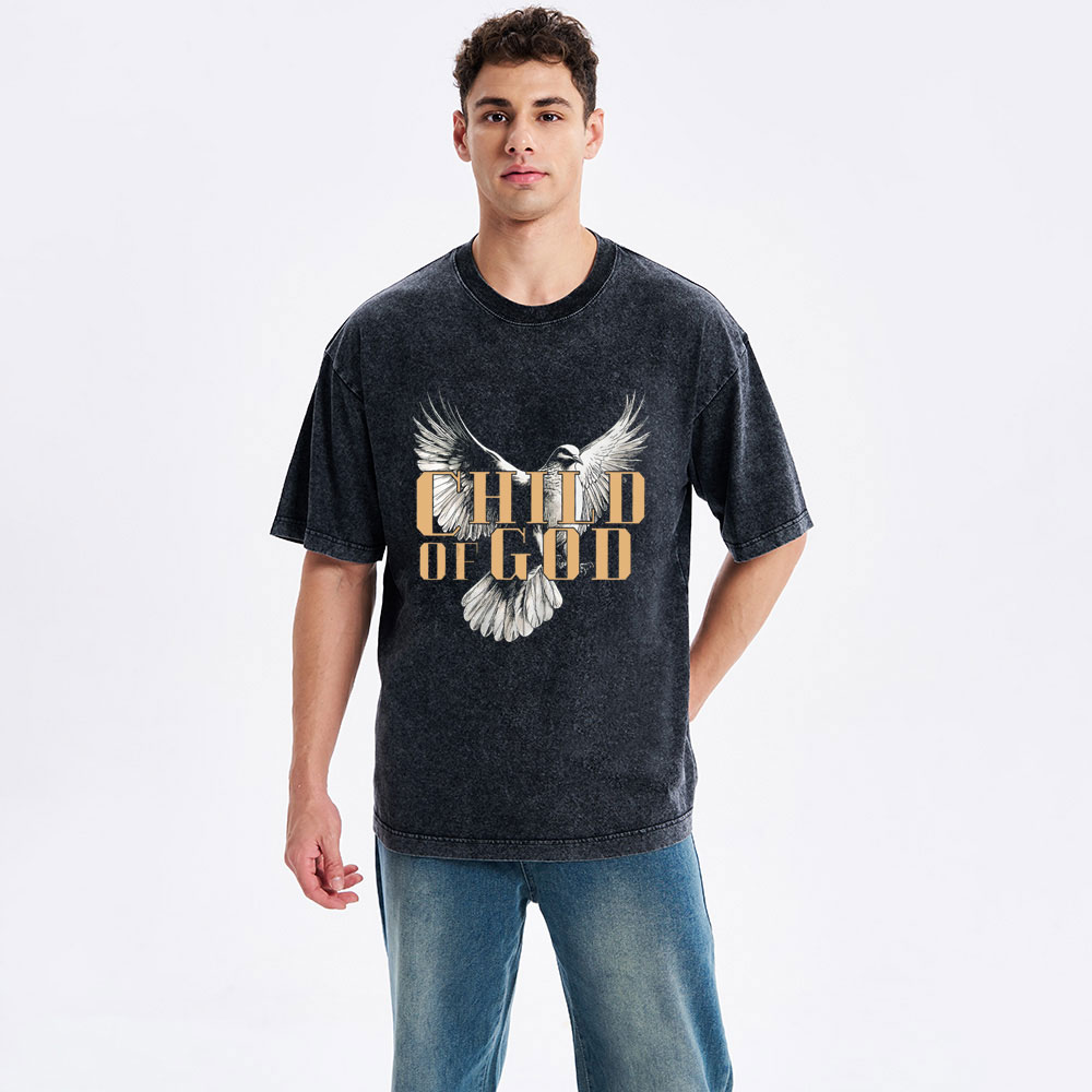 Child Of God Christian Washed T-Shirt