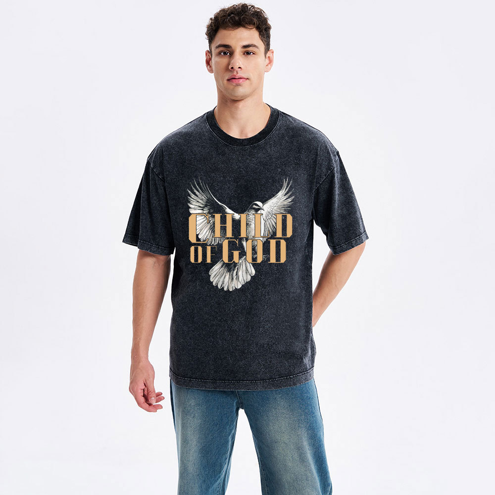 Child Of God Christian Washed T-Shirt