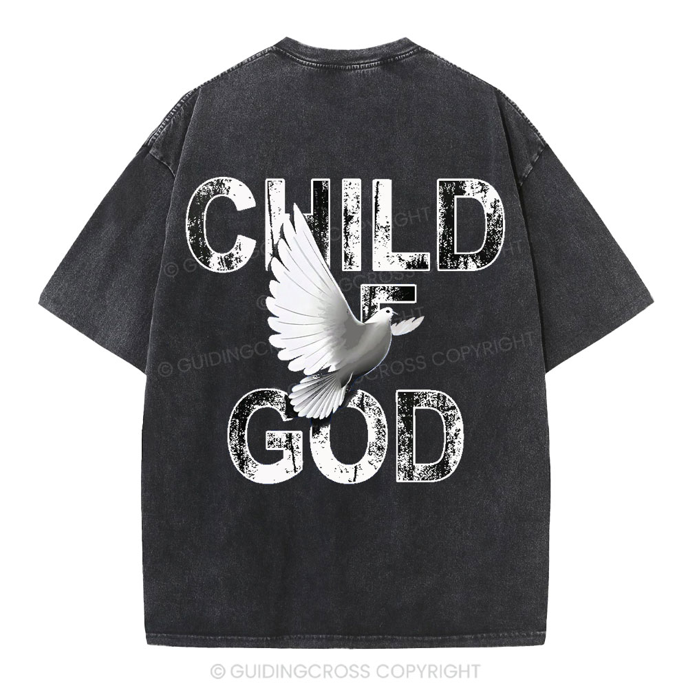 Child Of God Christian Washed T-Shirt