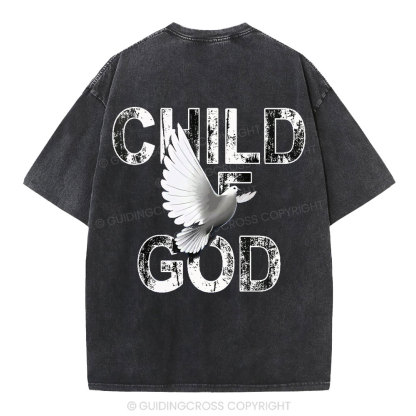 Child Of God Christian Washed T-Shirt
