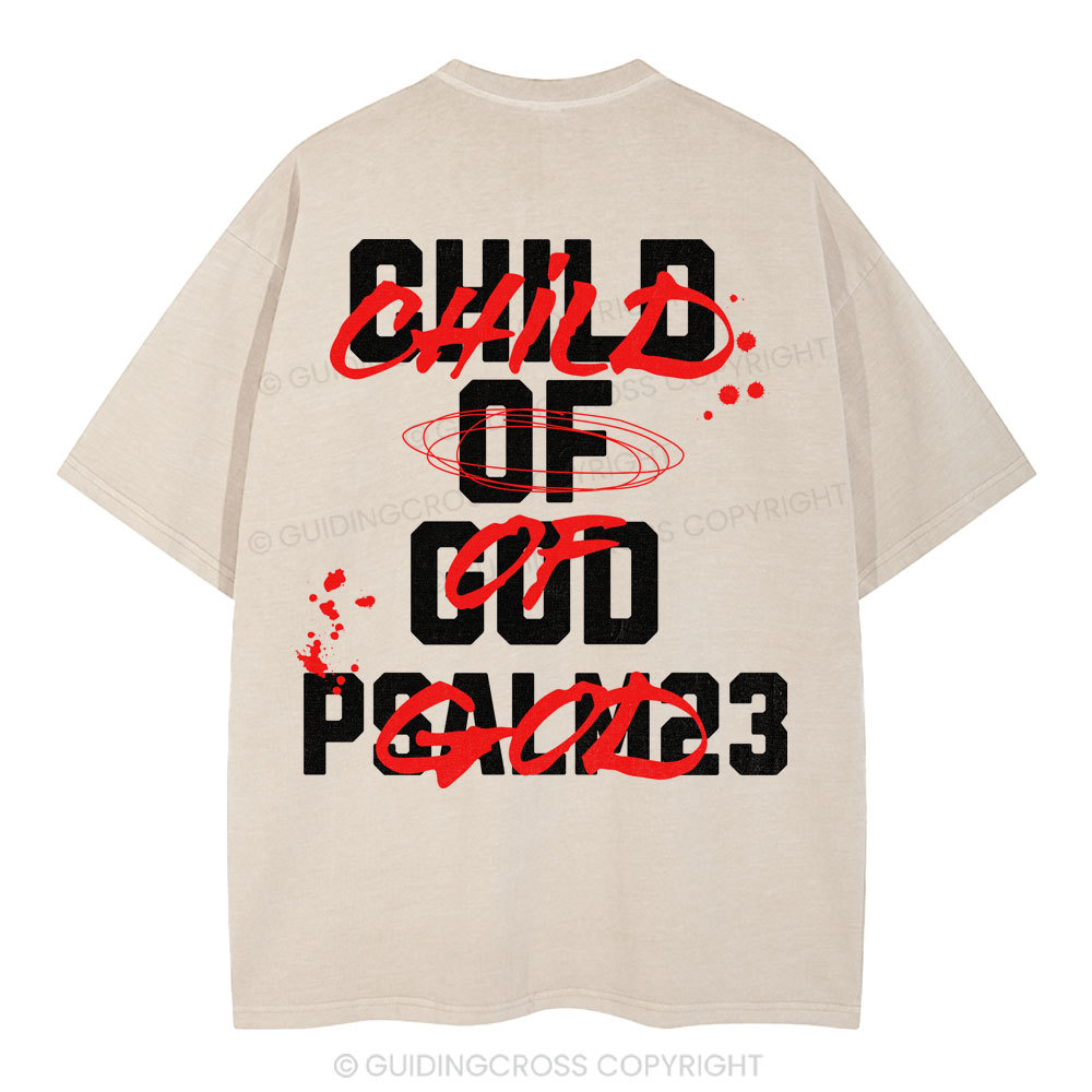 Child Of God Christian Washed T-Shirt