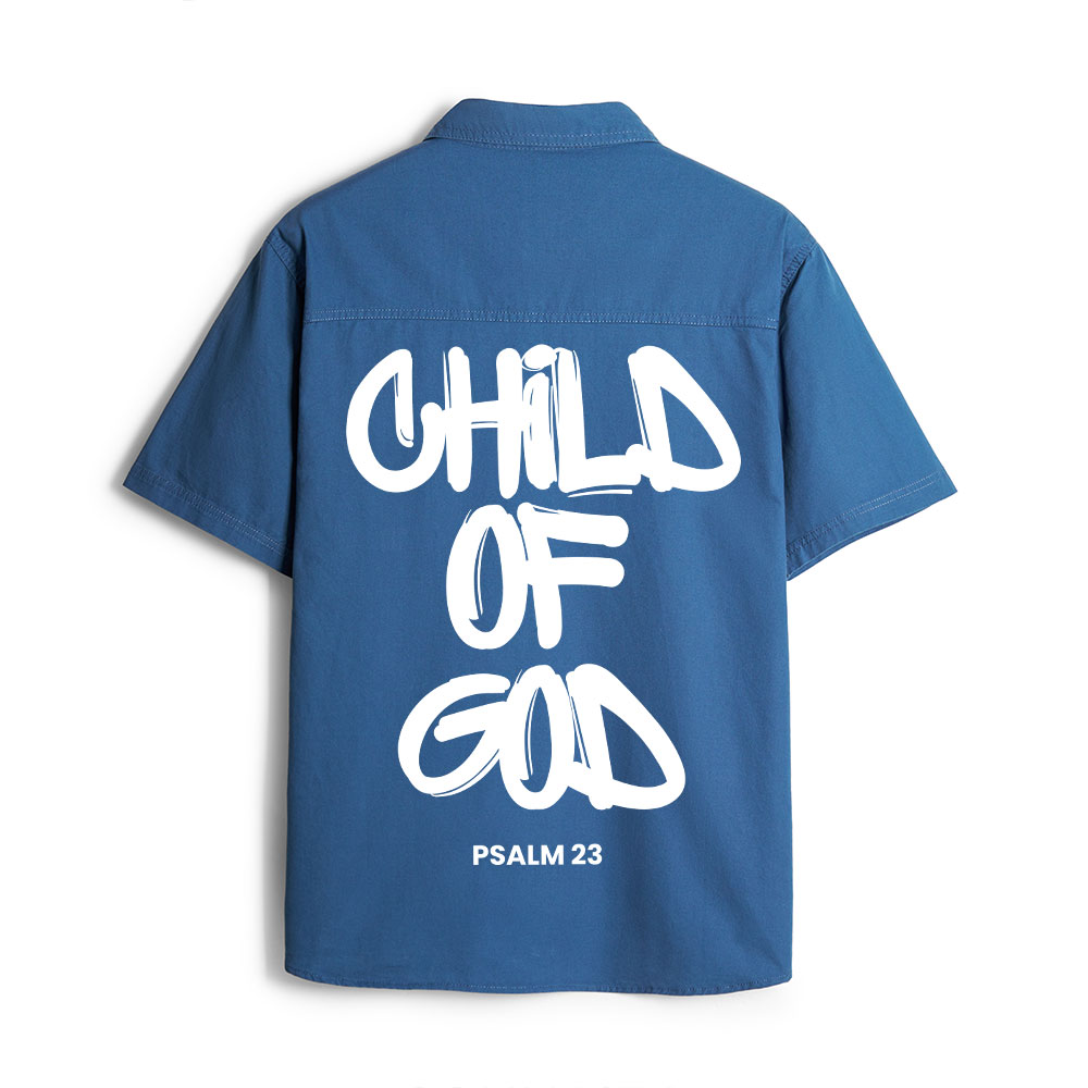 Child Of God Christian Work Shirt