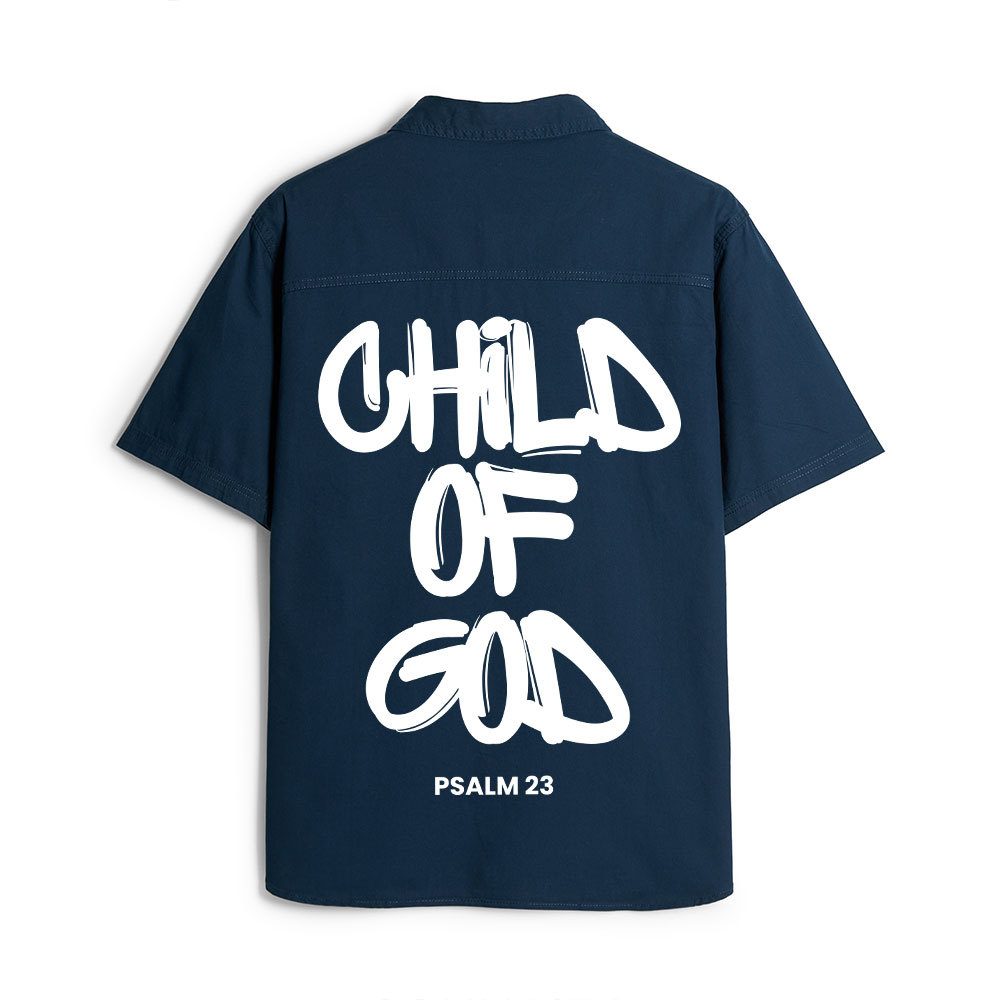Child Of God Christian Work Shirt