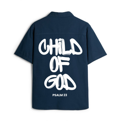 Child Of God Christian Work Shirt