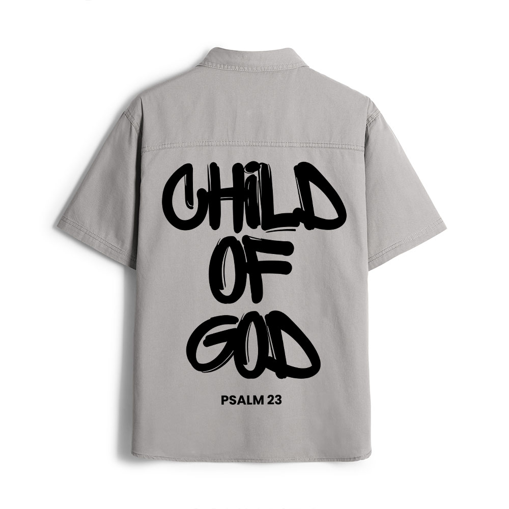 Child Of God Christian Work Shirt