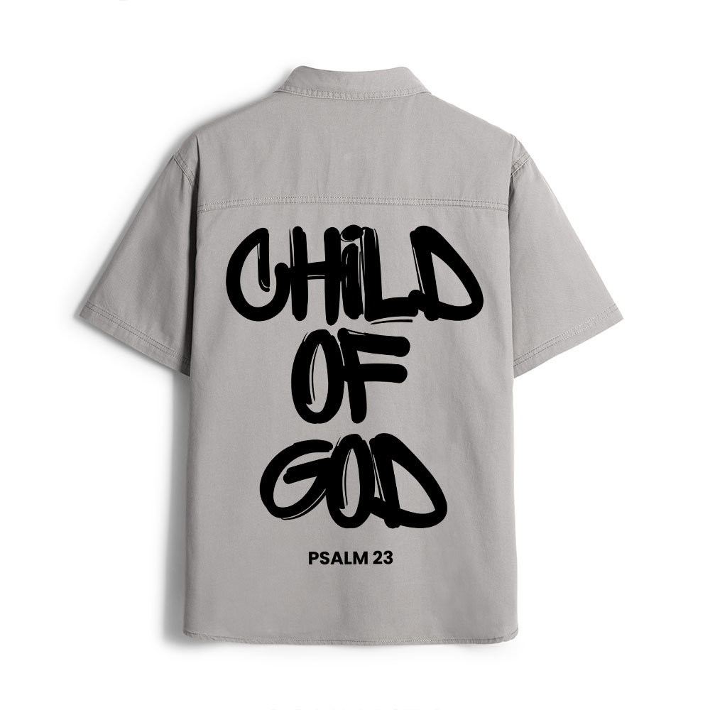 Child Of God Christian Work Shirt