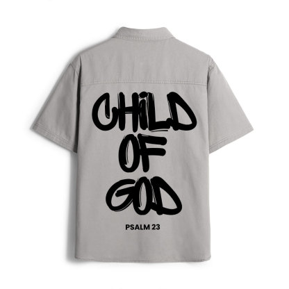 Child Of God Christian Work Shirt