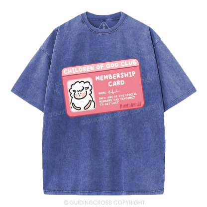 Child Of God Club Christian Washed T-Shirt