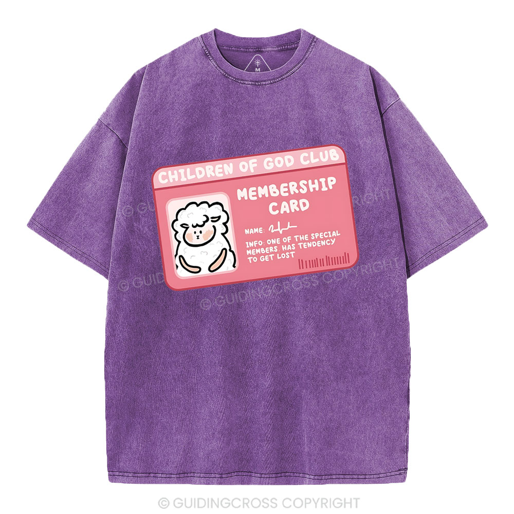Child Of God Club Christian Washed T-Shirt