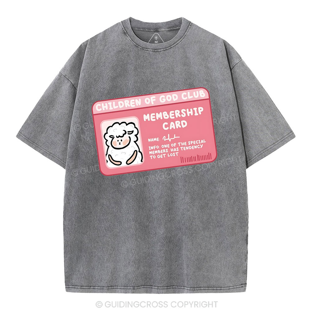 Child Of God Club Christian Washed T-Shirt
