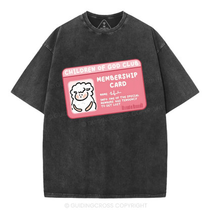 Child Of God Club Christian Washed T-Shirt