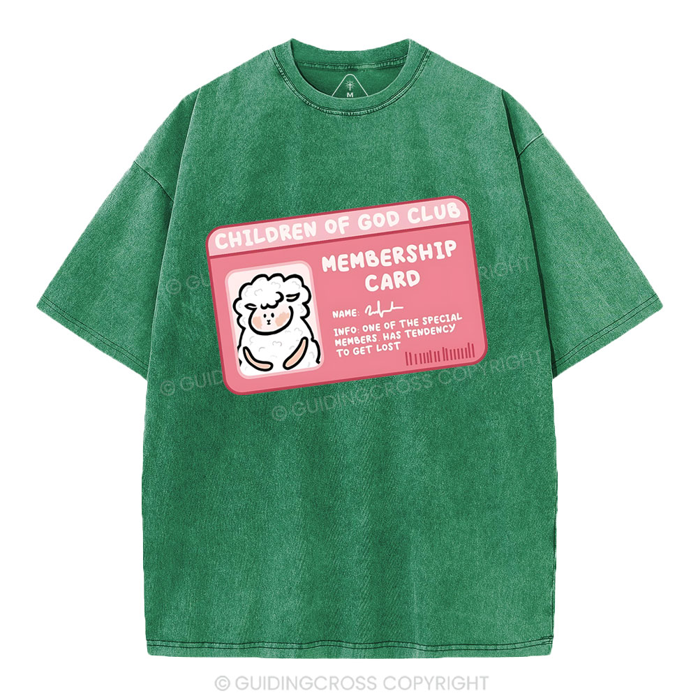 Child Of God Club Christian Washed T-Shirt