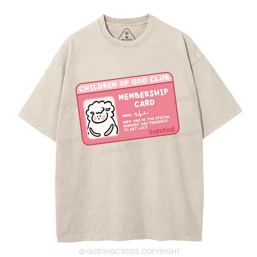 Child Of God Club Christian Washed T-Shirt