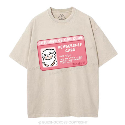 Child Of God Club Christian Washed T-Shirt