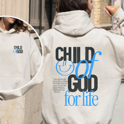 Child Of God For Life Christian Fleece Hoodie Set