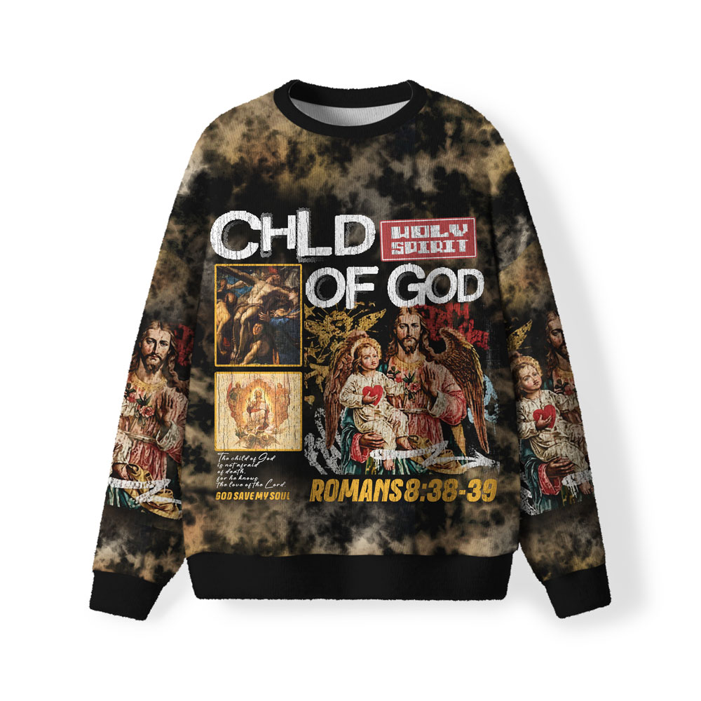 Child Of God Furry Christian Lightweight Sweater