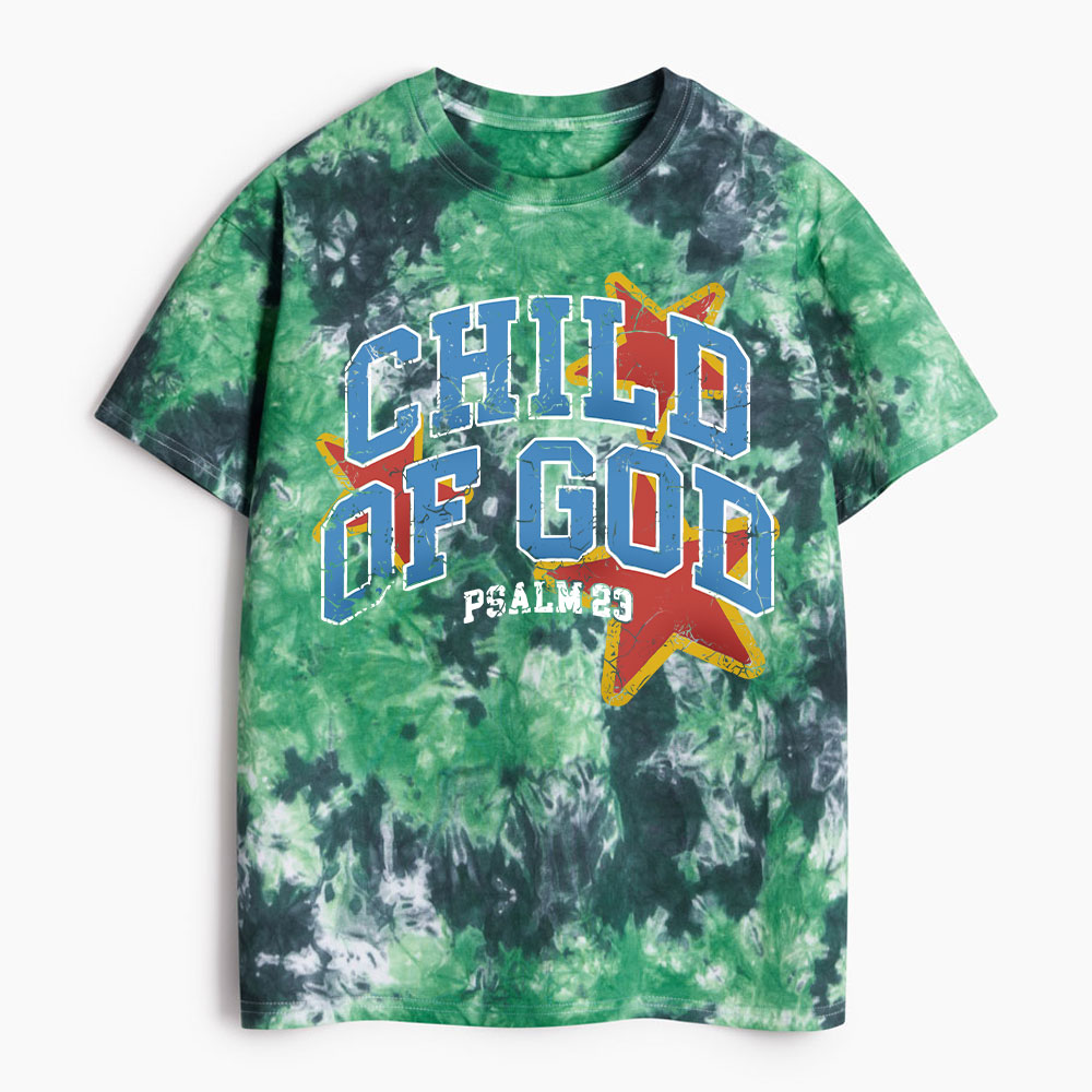 Child Of God Heavy Cotton Tie Dye T-Shirt