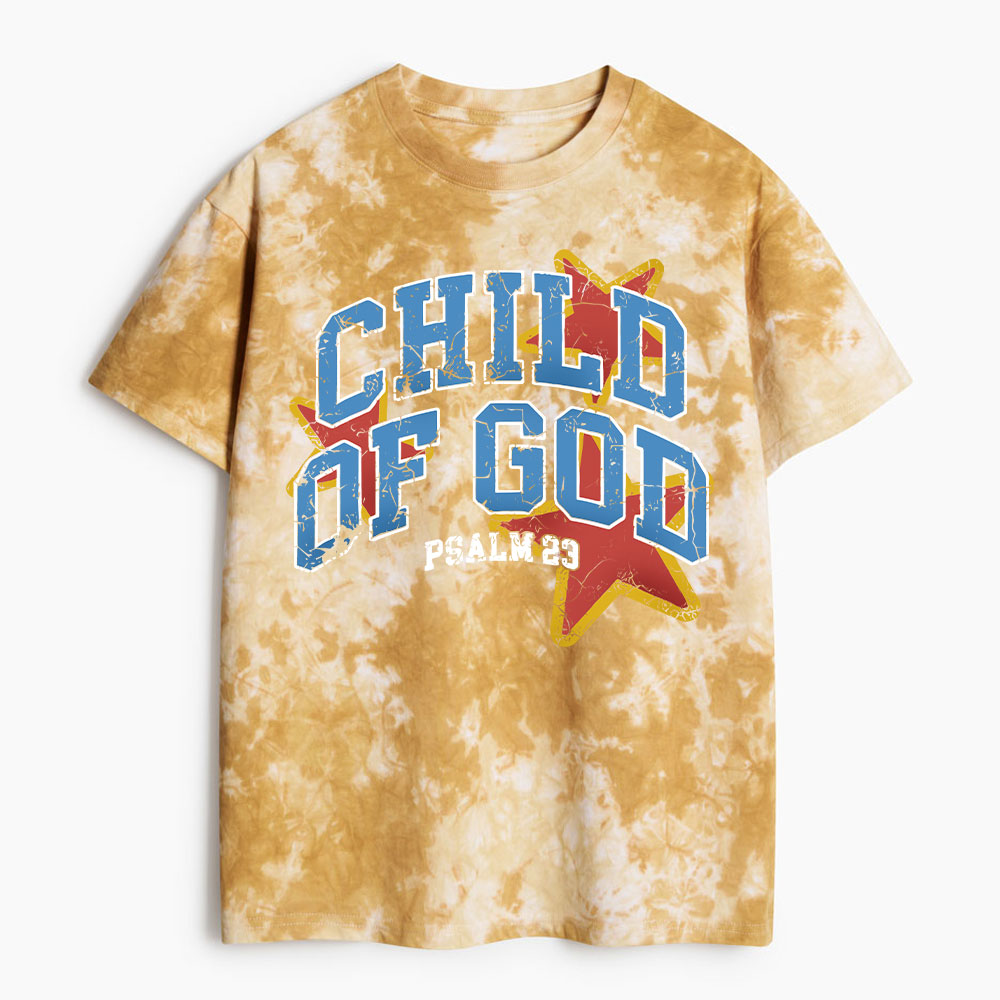 Child Of God Heavy Cotton Tie Dye T-Shirt