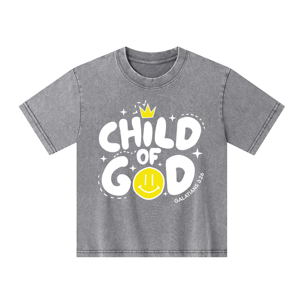 Child Of God Kid Washed T-Shirt