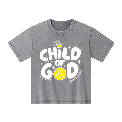 Child Of God Kid Washed T-Shirt