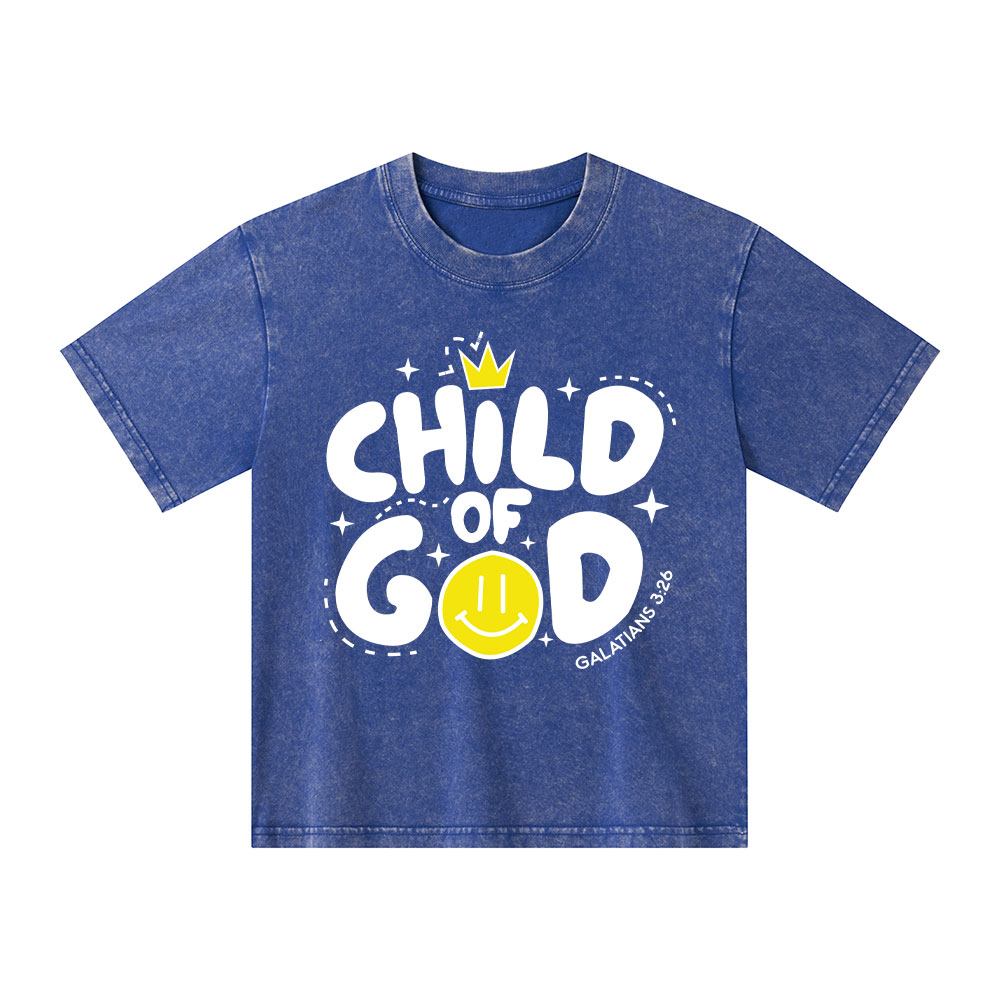 Child Of God Kid Washed T-Shirt
