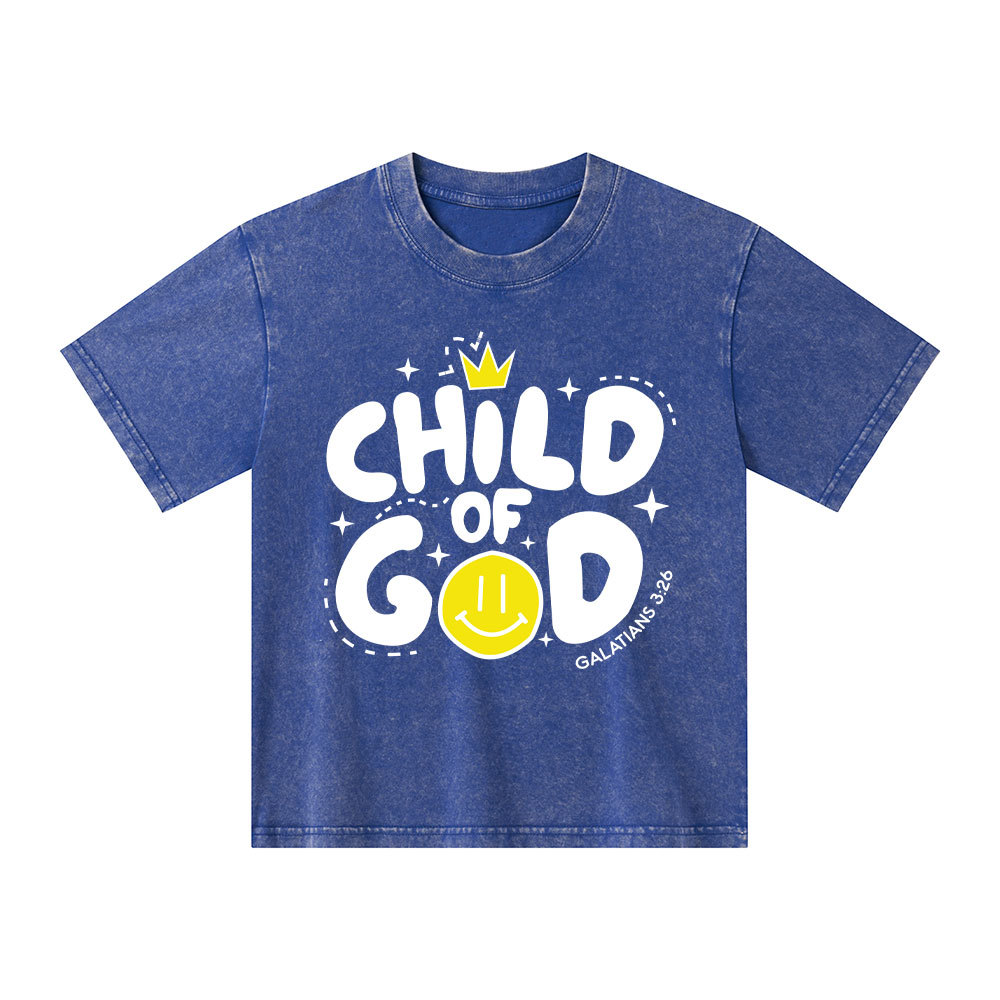 Child Of God Kid Washed T-Shirt