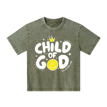Child Of God Kid Washed T-Shirt