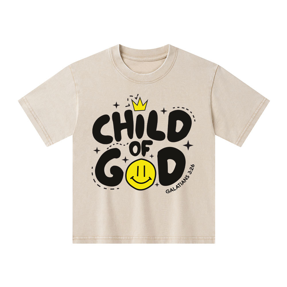 Child Of God Kid Washed T-Shirt