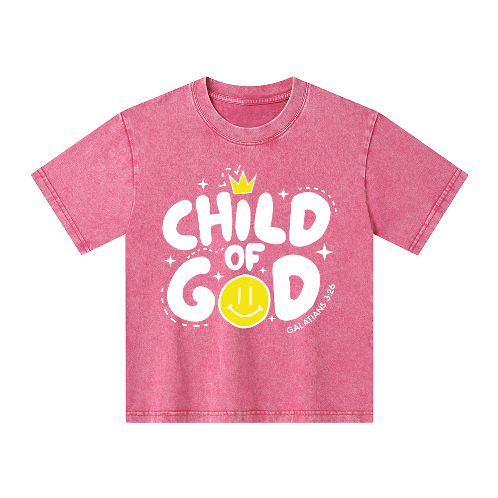 Child Of God Kid Washed T-Shirt