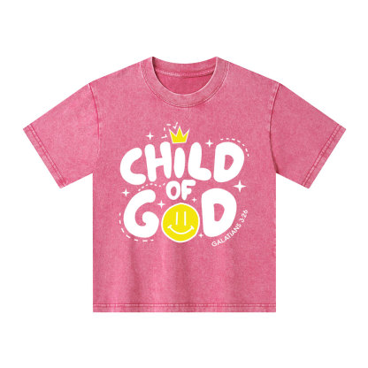 Child Of God Kid Washed T-Shirt