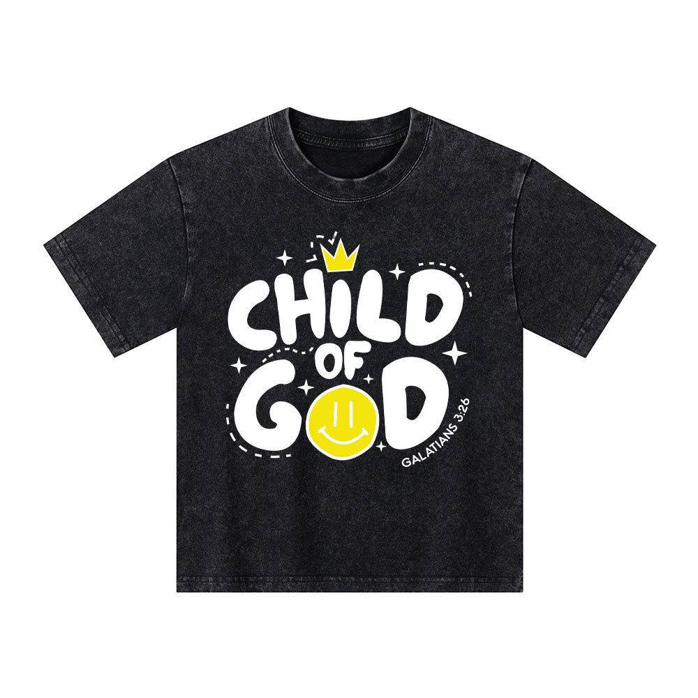 Child Of God Kid Washed T-Shirt