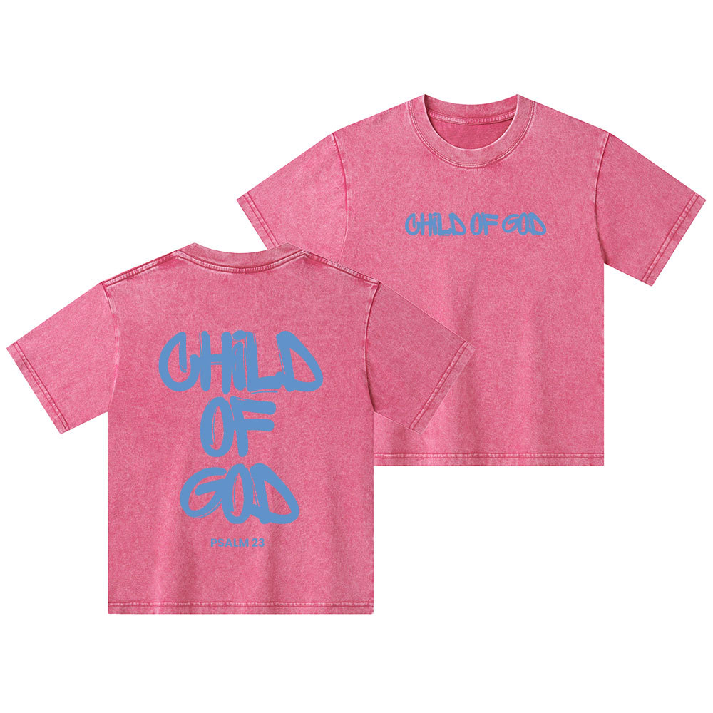 Child Of God Kid Washed T-Shirt
