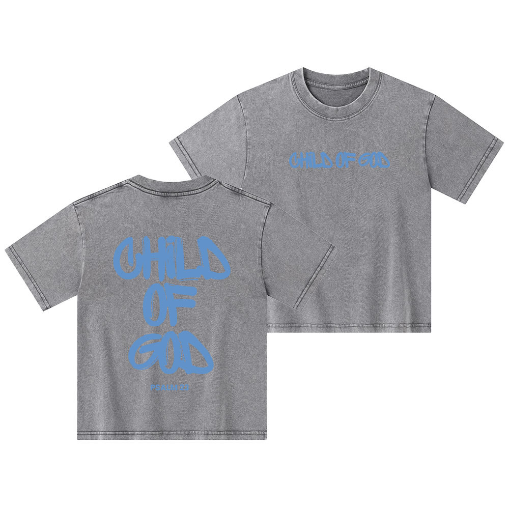 Child Of God Kid Washed T-Shirt