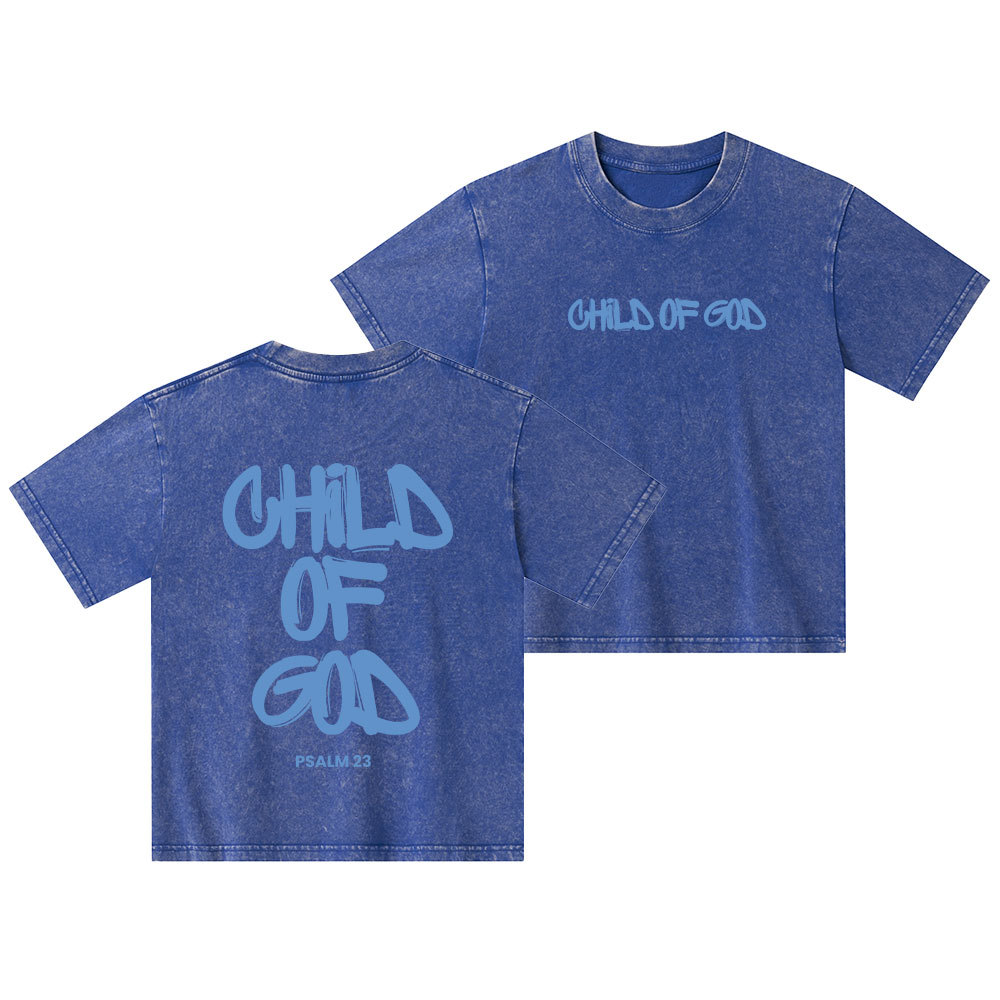 Child Of God Kid Washed T-Shirt