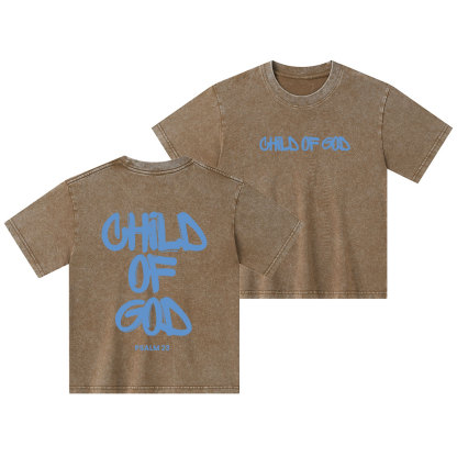 Child Of God Kid Washed T-Shirt